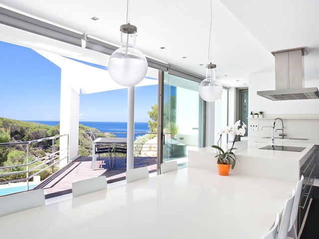 kitchen area in villa
