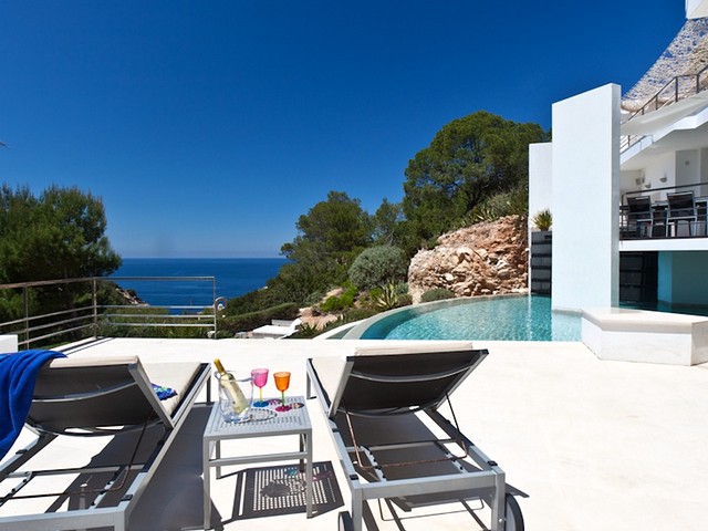 view of sea from luxury villa 2