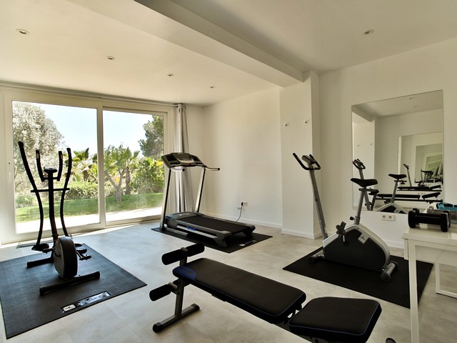 villa with gym in ibiza